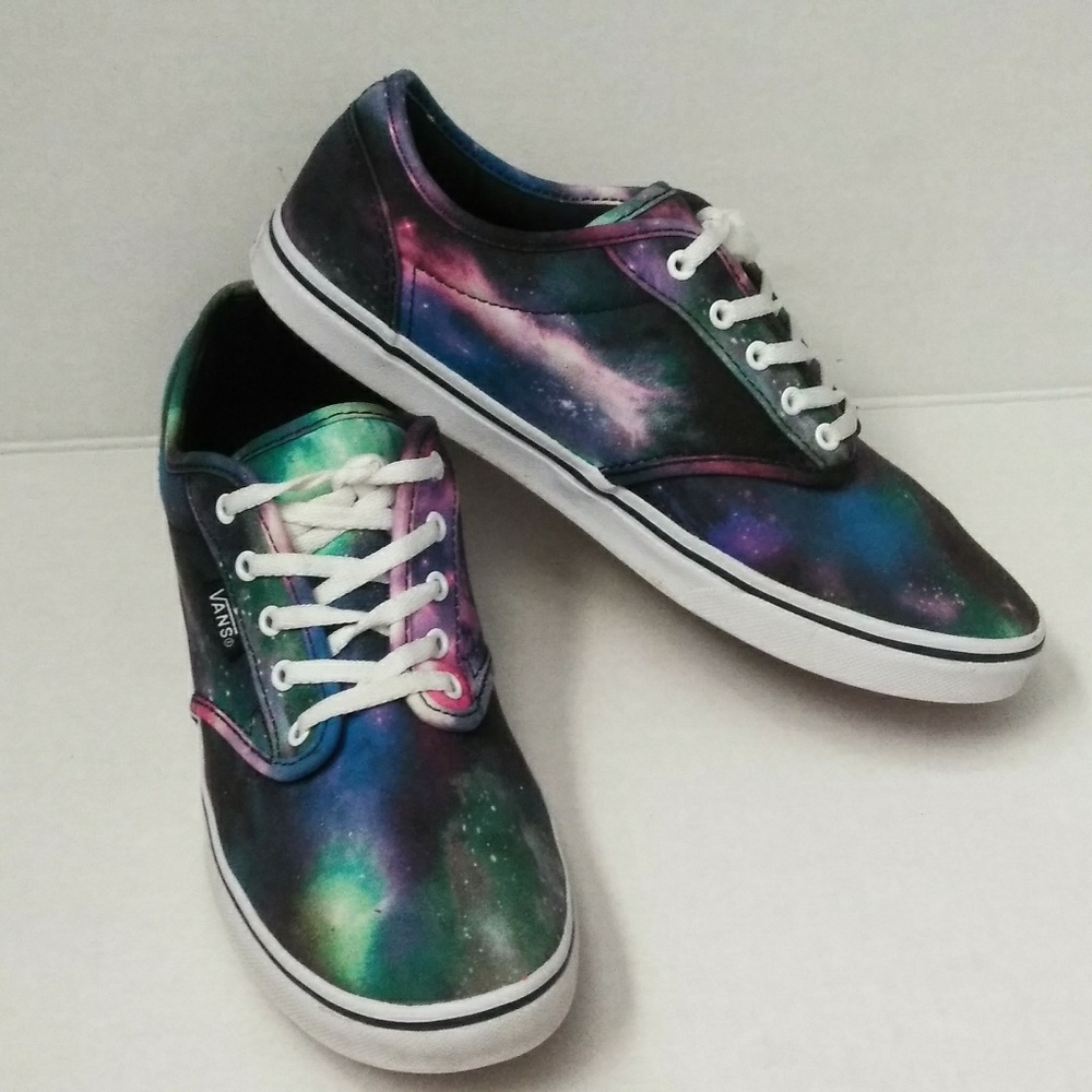 Vans Atwood cosmic shoes.